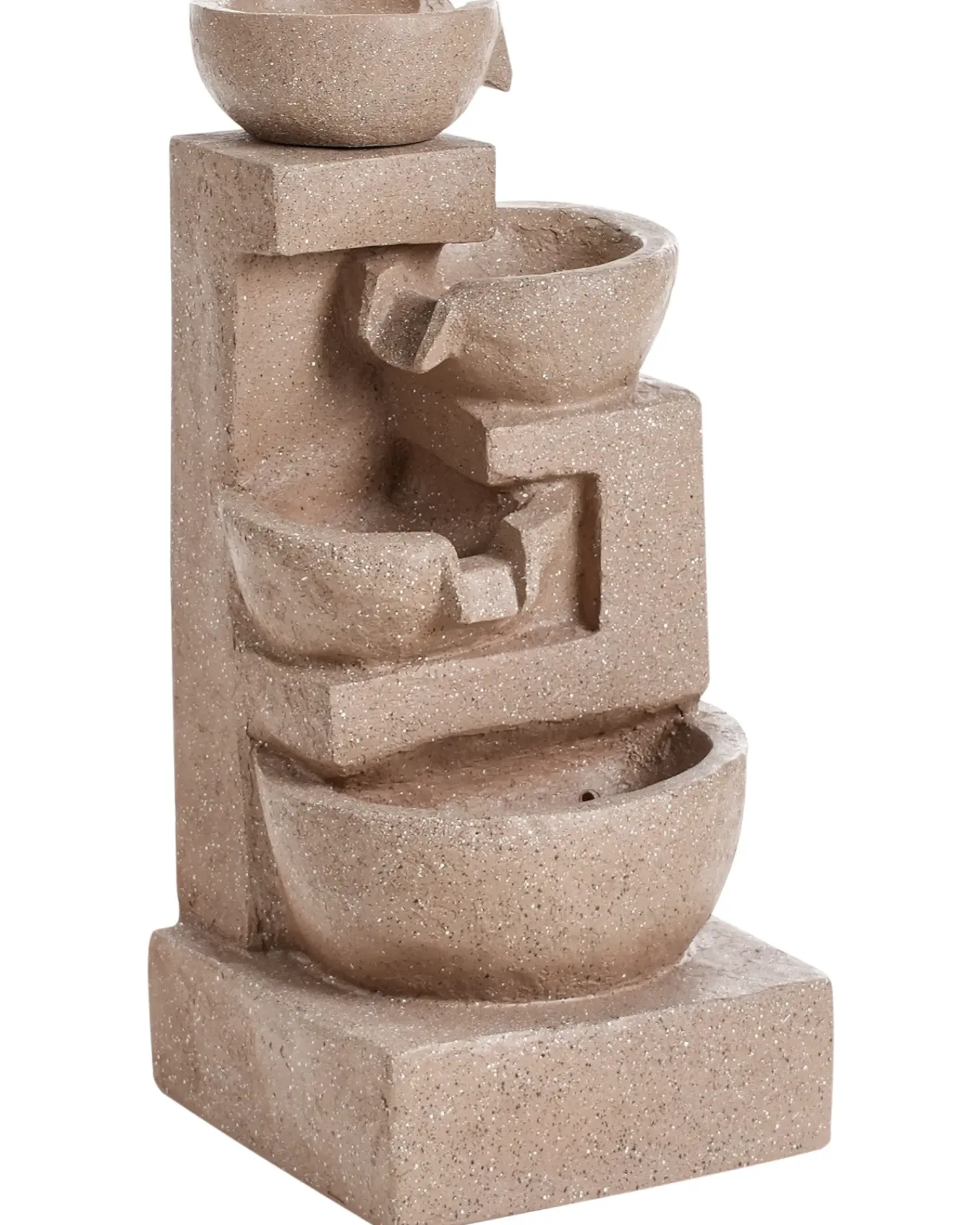 Clearance Beliani Fontana da giardino VALLESINELLA chiaro Marrone