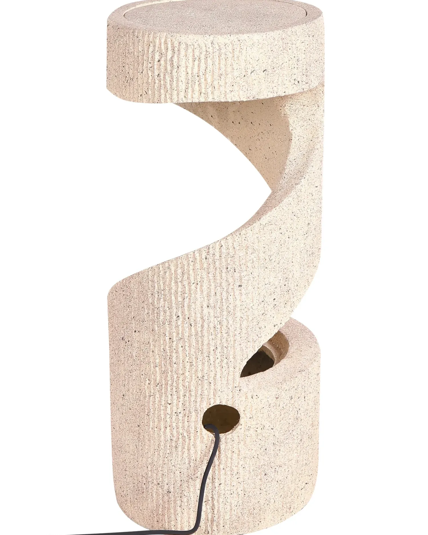Clearance Beliani Fontana da giardino WINX LED Beige