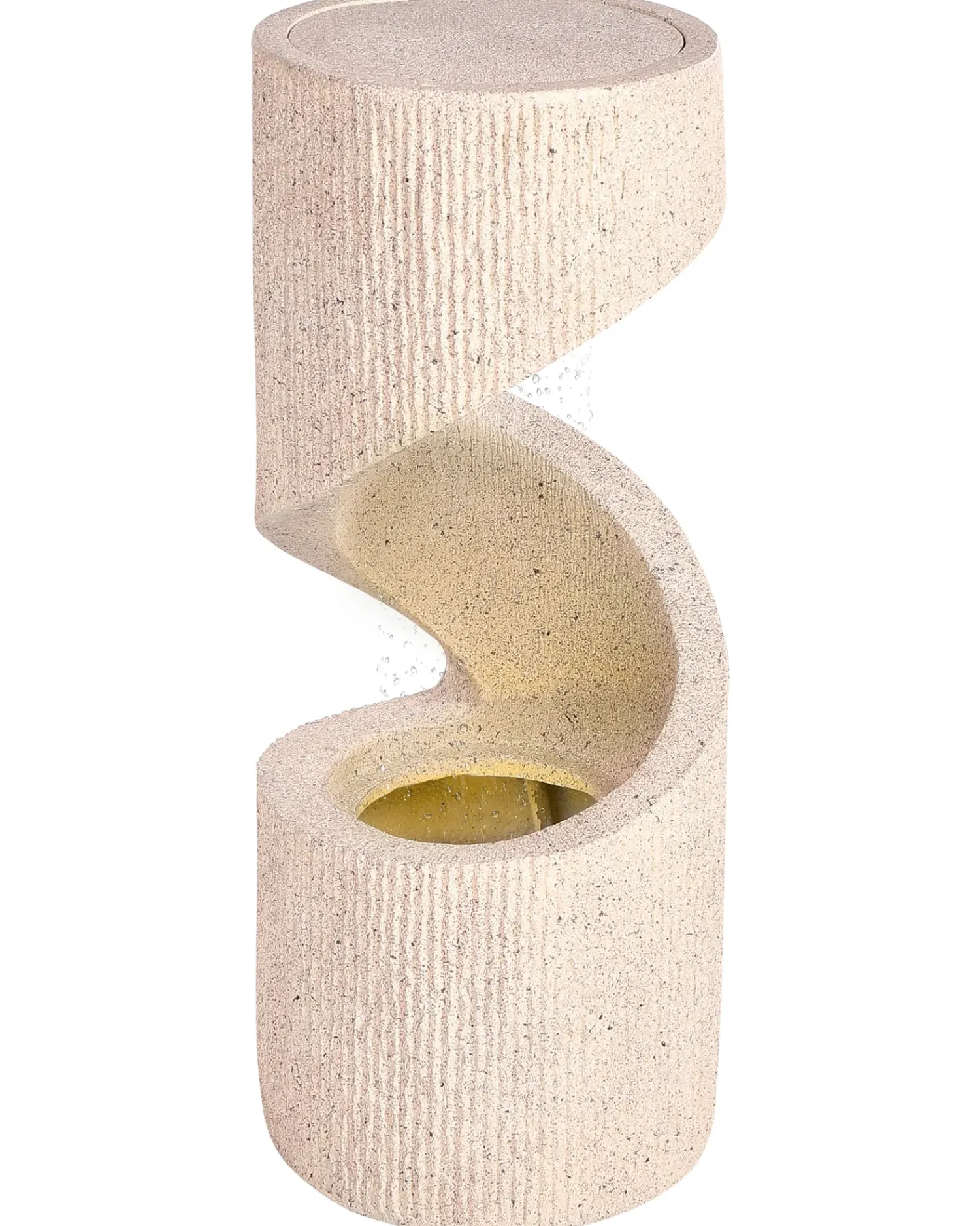 Clearance Beliani Fontana da giardino WINX LED Beige