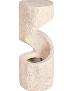 Clearance Beliani Fontana da giardino WINX LED Beige