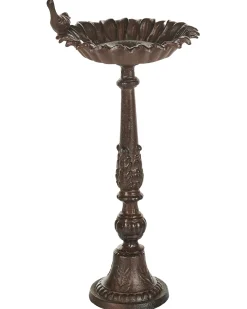 Best Beliani Fontana per uccelli BLACKBIRD Marrone