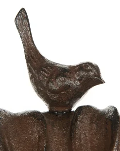 Best Beliani Fontana per uccelli BLACKBIRD Marrone