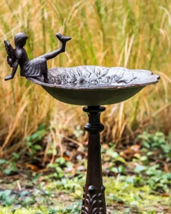 Sale Beliani Fontana per uccelli LARK Marrone