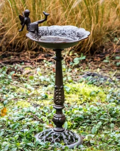 Sale Beliani Fontana per uccelli LARK Marrone