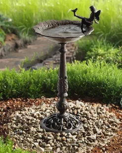 Sale Beliani Fontana per uccelli LARK Marrone
