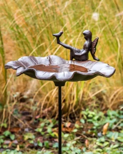Best Beliani Fontana per uccelli MAGPIE Marrone