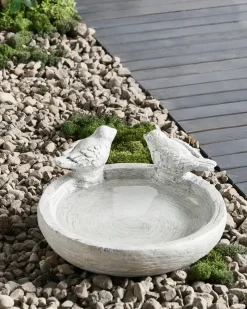 Clearance Beliani Fontana per uccelli MAMOU Uccello Grigio