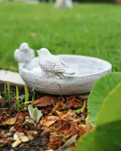 Clearance Beliani Fontana per uccelli MAMOU Uccello Grigio
