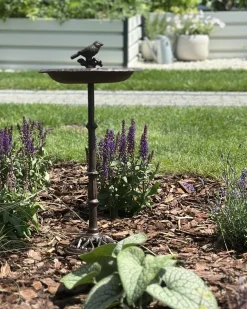 Sale Beliani Fontana per uccelli SWALLOW Marrone