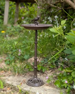 Sale Beliani Fontana per uccelli SWALLOW Marrone