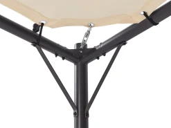 Outlet Beliani Gazebo AVENTINE Metallo 300 cm 300 cm Beige Beige Nero