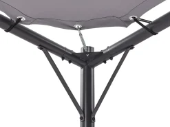 Online Beliani Gazebo AVENTINE Metallo 300 cm 300 cm Grigio Grigio Nero