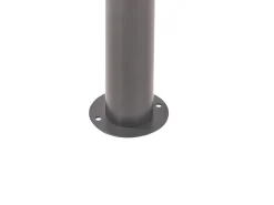 Discount Beliani Gazebo AVENTINE Metallo 300 cm 300 cm Grigio scuro Grigio Nero