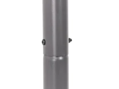 Discount Beliani Gazebo AVENTINE Metallo 300 cm 300 cm Grigio scuro Grigio Nero