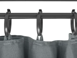 Online Beliani Gazebo COLOS Metallo 400 cm 300 cm Grigio grafite Grigio Nero
