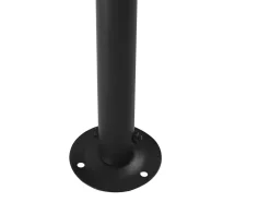 Online Beliani Gazebo COLOS Metallo 400 cm 300 cm Grigio grafite Grigio Nero