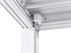 Online Beliani Gazebo FORNOLI Metallo 296 cm 296 cm Bianco
