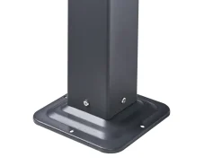 New Beliani Gazebo FORNOLI Metallo 296 cm 296 cm Nero