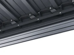 New Beliani Gazebo FORNOLI Metallo 296 cm 296 cm Nero