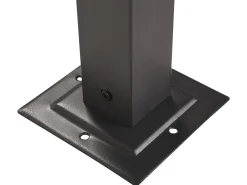 Outlet Beliani Gazebo LED PARGA Metallo 310 cm 310 cm Beige Beige Nero