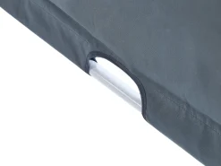 Hot Beliani Gazebo LED PARGA Metallo 310 cm 310 cm Grigio Bianco Grigio