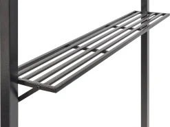 New Beliani Gazebo NARO Metallo 240 cm 148 cm Beige Beige Nero