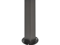 New Beliani Gazebo NARO Metallo 240 cm 148 cm Beige Beige Nero