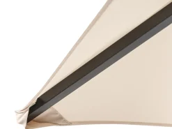 New Beliani Gazebo NARO Metallo 240 cm 148 cm Beige Beige Nero