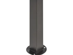 New Beliani Gazebo NARO Metallo 240 cm 148 cm Grigio Grigio Nero
