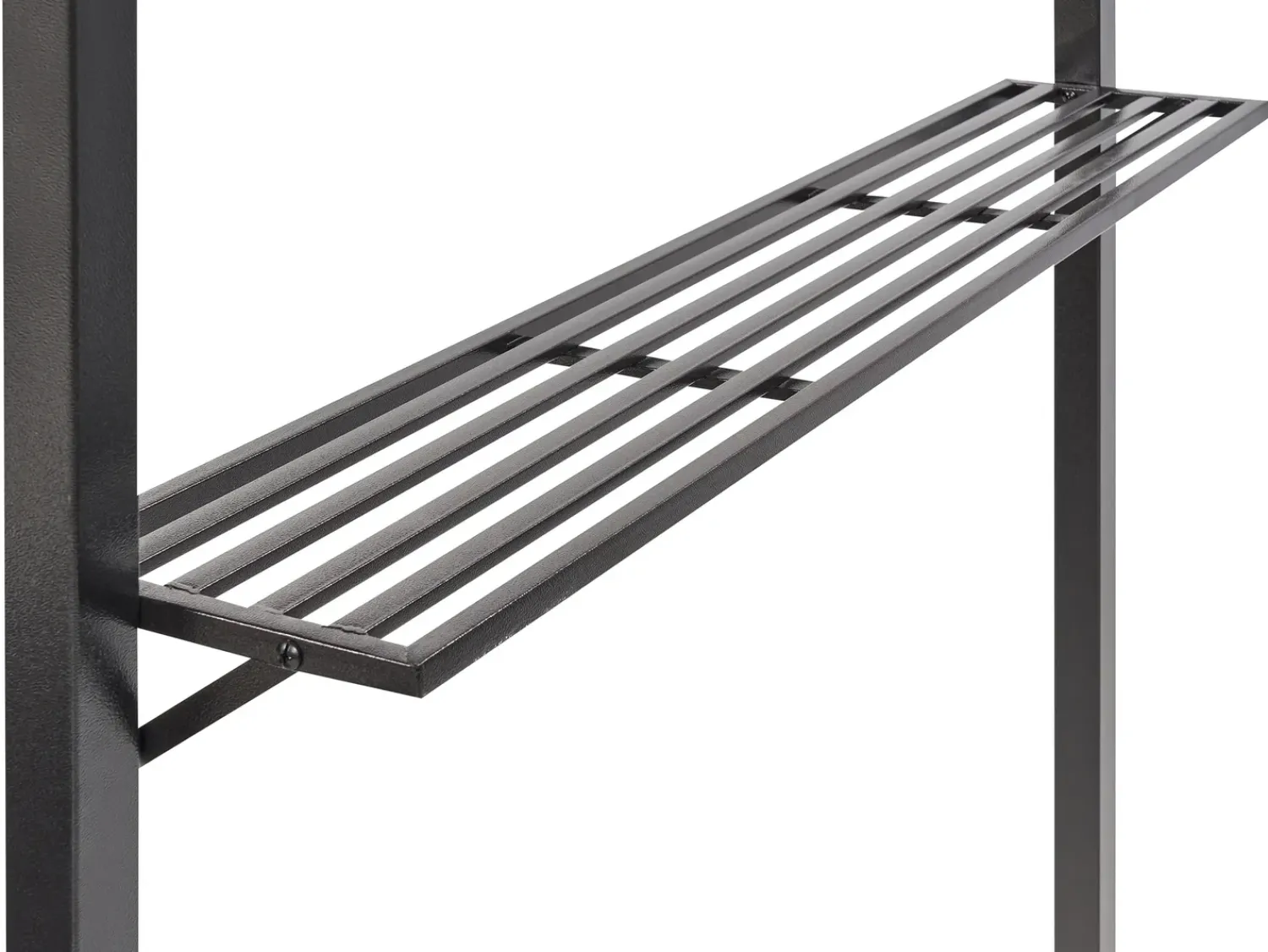 New Beliani Gazebo NARO Metallo 240 cm 148 cm Grigio Grigio Nero