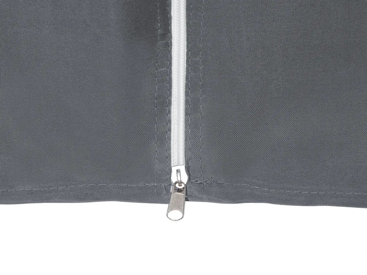 Beliani Gazebo PORTEL Metallo 350 cm 350 cm Grigio grafite Grigio Nero