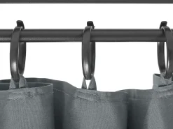 New Beliani Gazebo SAFARA Metallo 368 cm 368 cm Grigio grafite Grigio Nero