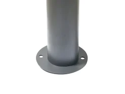 Online Beliani Gazebo VIMINO Metallo 282 cm 294 cm Grigio scuro Grigio Nero