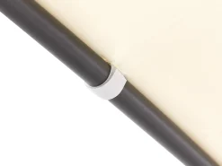 Online Beliani Gazebo VOMERO Metallo 305 cm 305 cm Beige Beige Nero