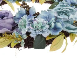 Sale Beliani Ghirlanda Decorativa GALDAR 50 cm Blu Marrone Viola Blu Verde