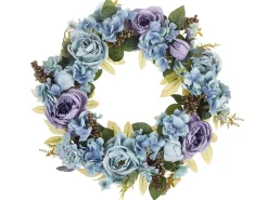 Sale Beliani Ghirlanda Decorativa GALDAR 50 cm Blu Marrone Viola Blu Verde