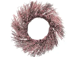 Discount Beliani Ghirlanda Decorativa GALLETAS 50 cm Rosa Rosa Marrone Verde