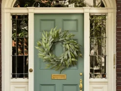 Outlet Beliani Ghirlanda Decorativa GAMRUN 70 cm Verde