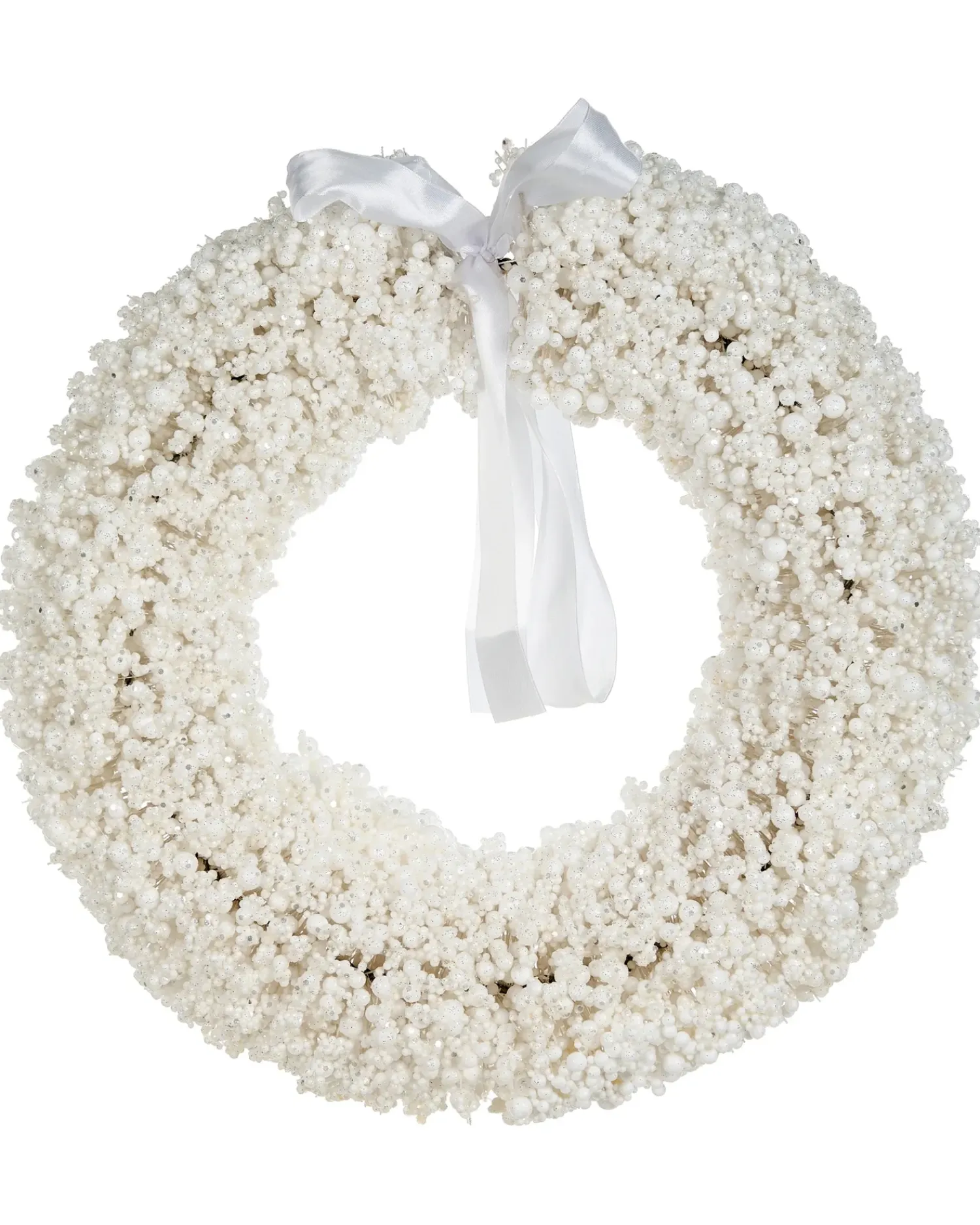 New Beliani Ghirlanda di Natale ARESJON 40 cm Bianco