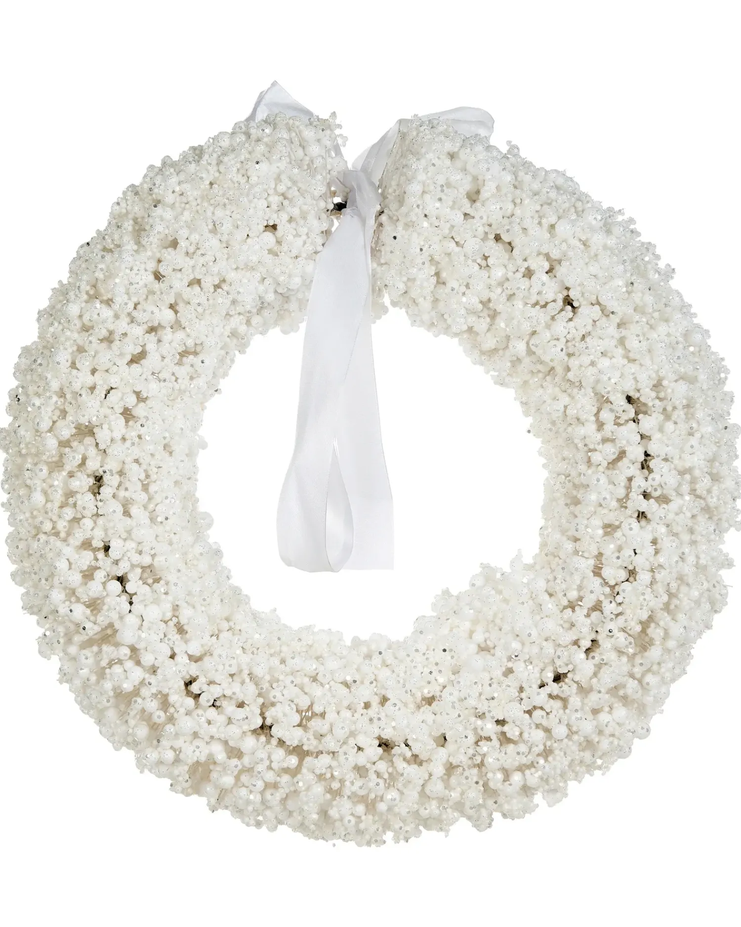 New Beliani Ghirlanda di Natale ARESJON 40 cm Bianco