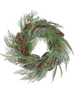 Beliani Ghirlanda di Natale ASTURIA 34 cm Verde