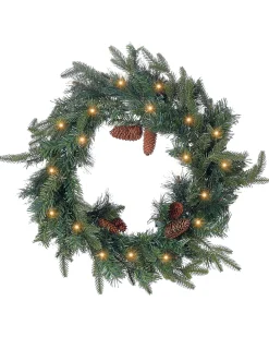 Hot Beliani Ghirlanda di Natale LED KAMERUN 60 cm Verde