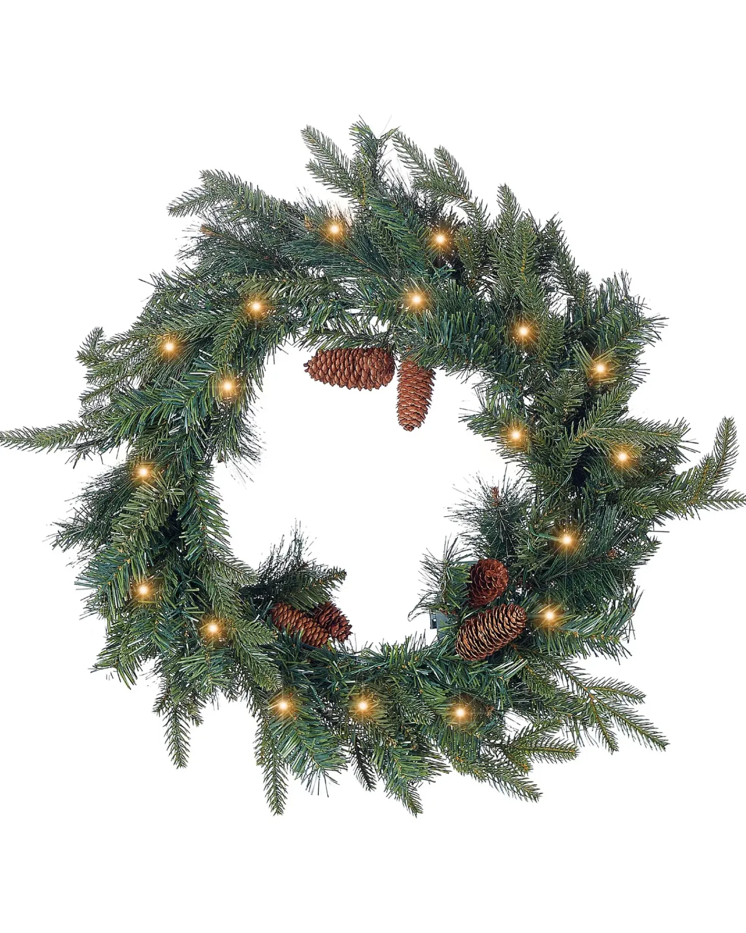 Hot Beliani Ghirlanda di Natale LED KAMERUN 60 cm Verde