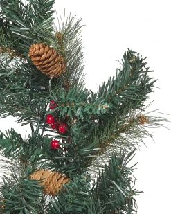 Online Beliani Ghirlanda di Natale LED TENALA 60 cm Verde