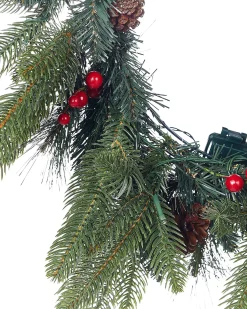 Best Beliani Ghirlanda di Natale LED WHITEHORN scuro 50 cm Verde
