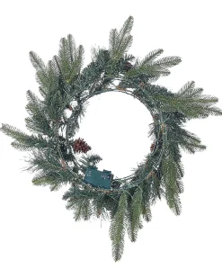 Best Beliani Ghirlanda di Natale LED WHITEHORN scuro 50 cm Verde