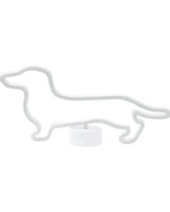 Sale Beliani Insegna al neon a LED Cane FRANCIS Blu
