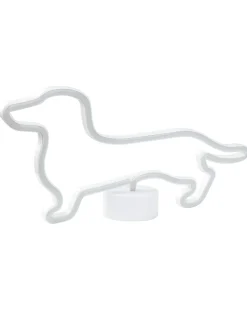 Sale Beliani Insegna al neon a LED Cane FRANCIS Blu