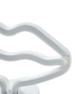 Outlet Beliani Insegna al neon a LED Labbra FLORA Rosa