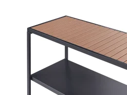 New Beliani AVETRANA Metallo Nero Marrone Nero